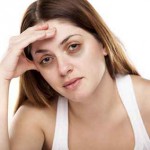 Presença de olheiras